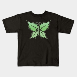 Mint Butterfly Kids T-Shirt